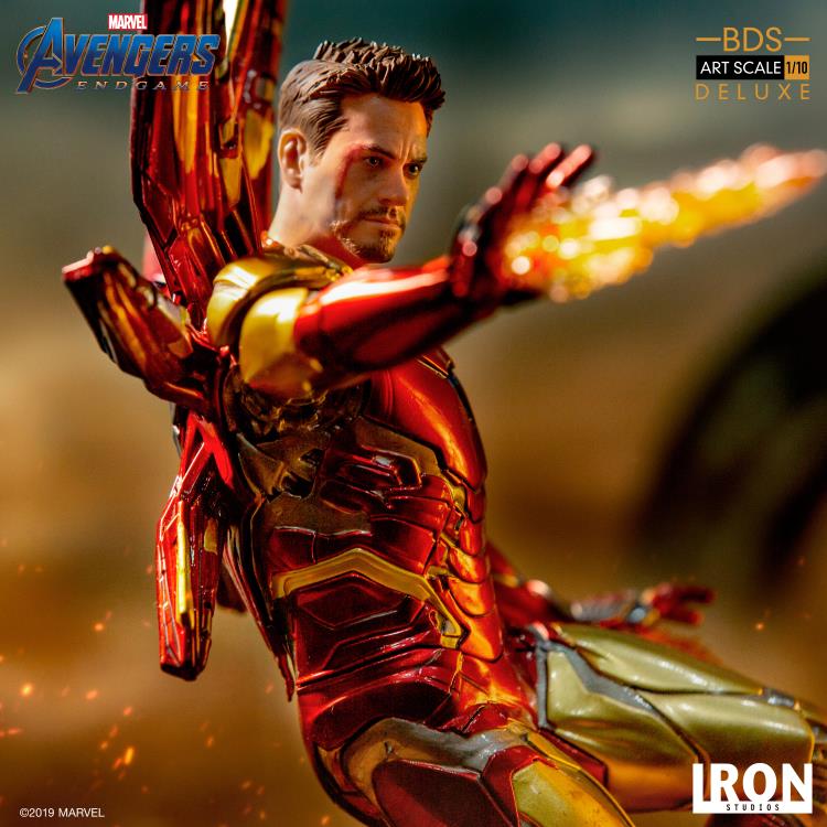Avengers: Endgame Battle Diorama Series Iron Man Mark LXXXV 1/10 Deluxe Art Scale Limited Edition Statue Gallery Image 12