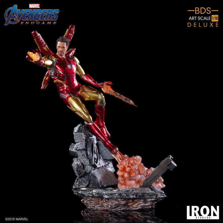 Avengers: Endgame Battle Diorama Series Iron Man Mark LXXXV 1/10 Deluxe Art Scale Limited Edition Statue Gallery Image 3