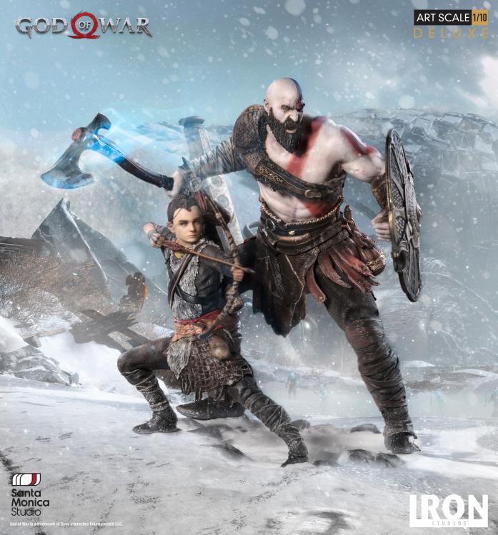 God of War Kratos & Atreus 1/10 Deluxe Art Scale Limited Edition Statue Gallery Image 3