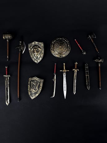 All In One Art Fantasy (Copper) 1/18 Scale Weapon Set Gallery Image 2