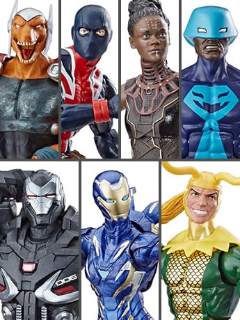 Avengers: Endgame Marvel Legends Wave 2 Set of 7 Figures (Hulk BAF) Gallery Image 2