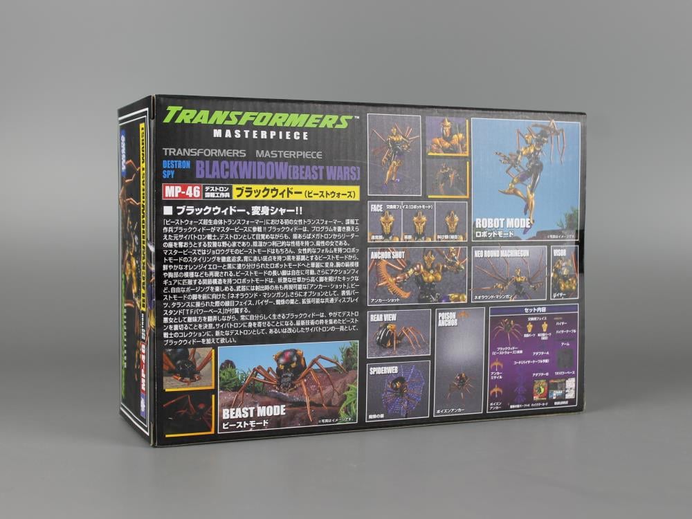 Transformers Masterpiece MP-46 Blackwidow (With Collectible Pin)