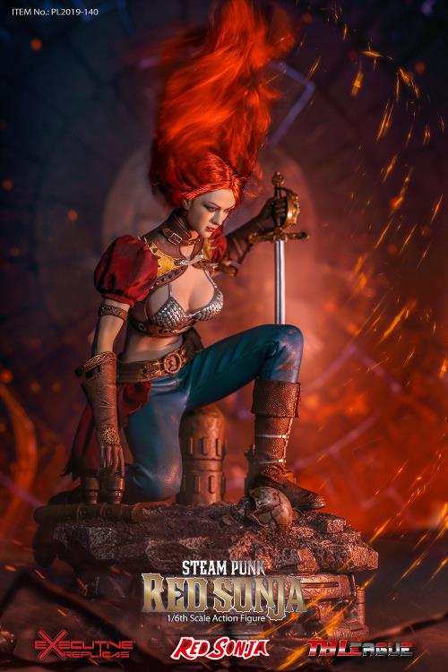 Red Sonja (Steam Punk) Deluxe 1/6 Scale Figure Gallery Image 8