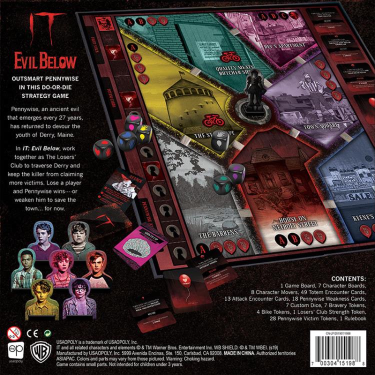 IT (2017) Evil Below Board Game Gallery Image 5