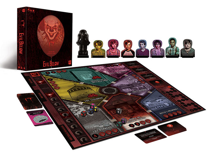 IT (2017) Evil Below Board Game Gallery Image 1