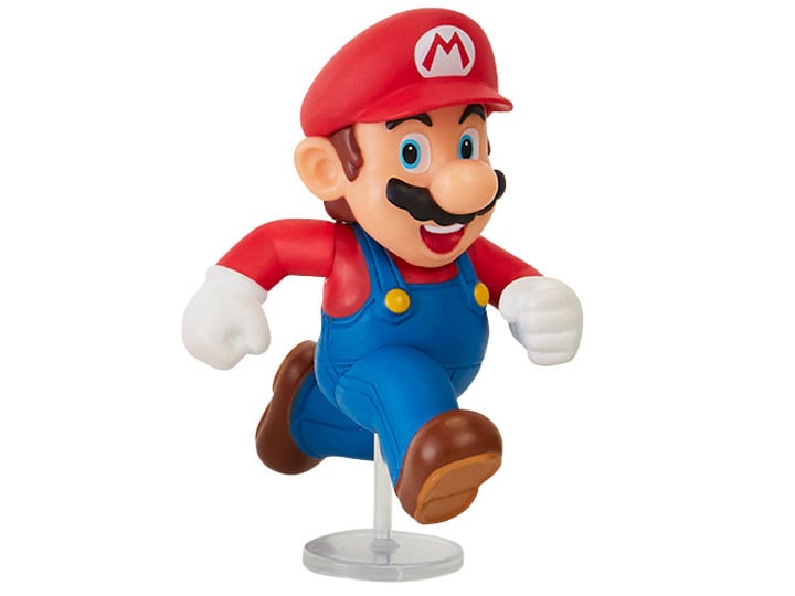 World of Nintendo Mario (Running) 2.5-Inch Scale Limited Articulation Figure Gallery Image 1