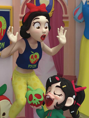 Ralph Breaks The Internet D-Stage DS-026 Snow White PX Previews Exclusive Statue Gallery Image 2