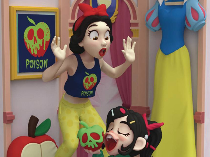 Ralph Breaks The Internet D-Stage DS-026 Snow White PX Previews Exclusive Statue Gallery Image 1