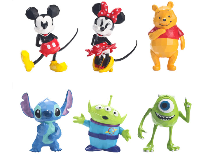 Disney/Pixar Polygo Mini Collection Box of 6 Figures Gallery Image 1