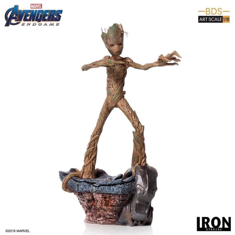 Avengers: Endgame Battle Diorama Series Groot 1/10 Art Scale Limited Edition Statue Gallery Image 8