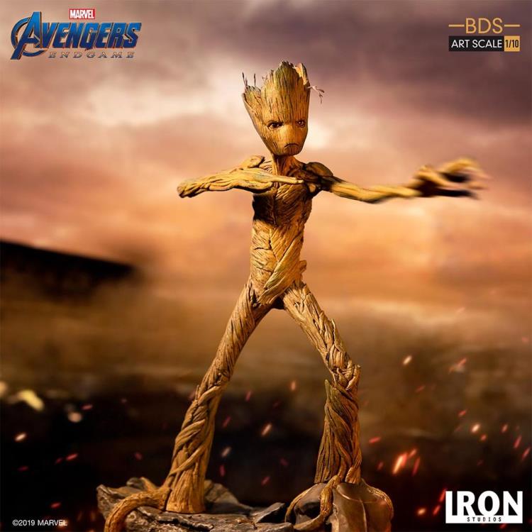 Avengers: Endgame Battle Diorama Series Groot 1/10 Art Scale Limited Edition Statue Gallery Image 9