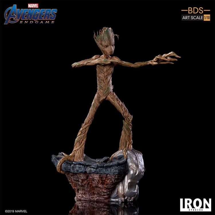 Avengers: Endgame Battle Diorama Series Groot 1/10 Art Scale Limited Edition Statue Gallery Image 3