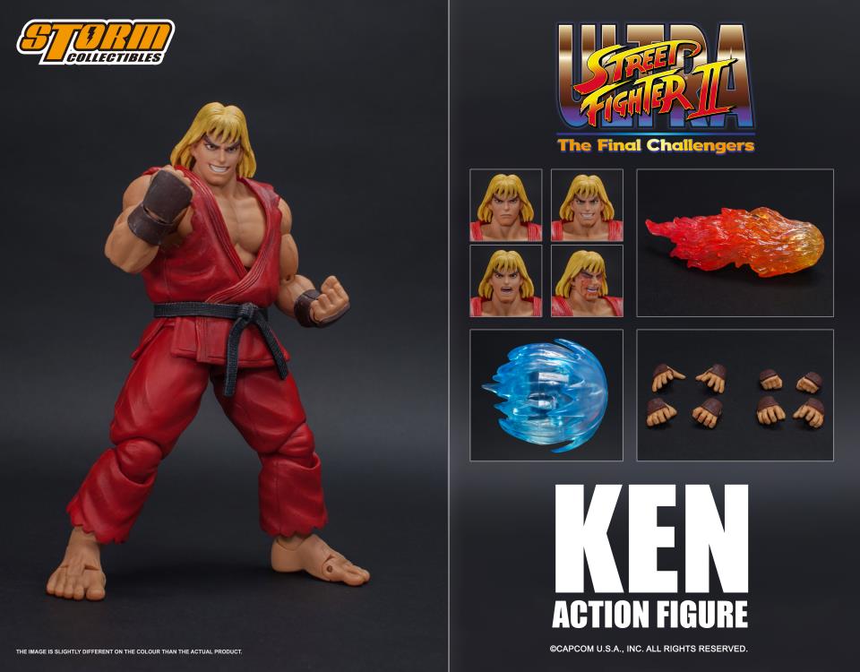 storm collectiblesストリートファイター　ケン Street Fighter II Ken 1/12 Scale Figure