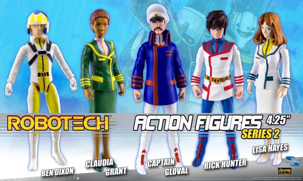 Robotech Wave 2 Set of 5 Poseable Action Figures Gallery Image 3