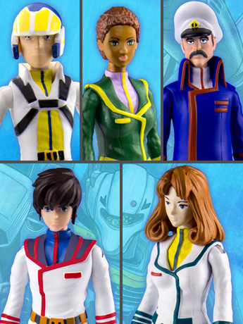Robotech Wave 2 Set of 5 Poseable Action Figures Gallery Image 2