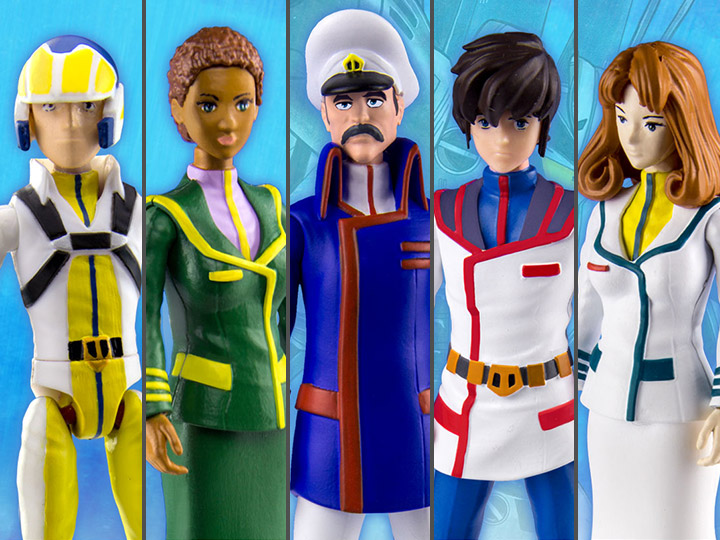 Robotech Wave 2 Set of 5 Poseable Action Figures Gallery Image 1