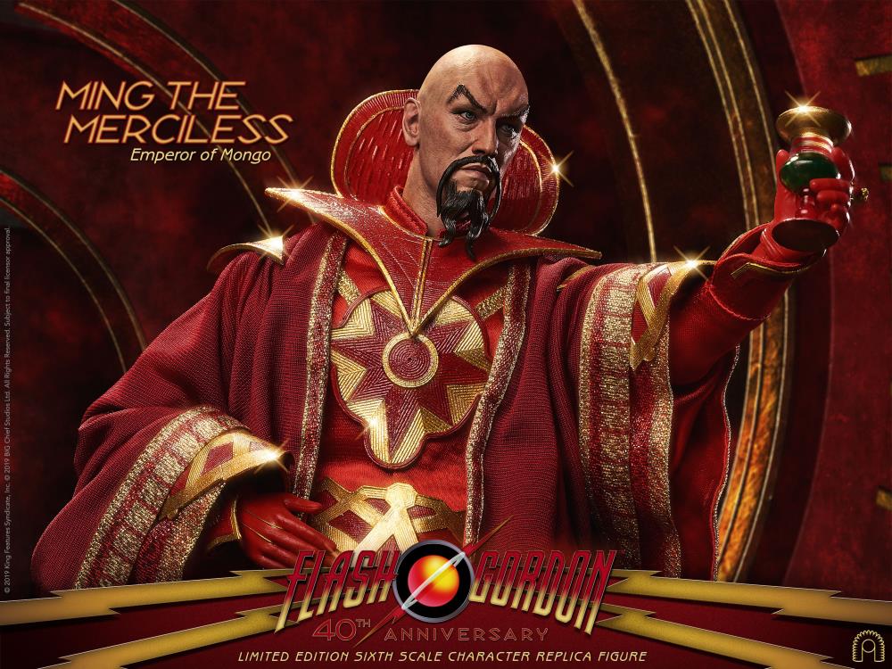 Flash Gordon 40th Anniversary Ming the Merciless 1/6 Scale Limited Edition  Figure Gallery Image 10