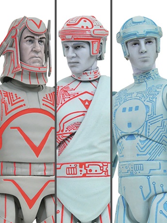 Tron Select Wave 1 Set of 3 Figures (Slim Packaging) Gallery Image 2