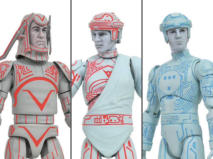 Tron Select Wave 1 Set of 3 Figures (Slim Packaging) Gallery Image 1