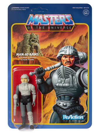 Masters of the Universe ReAction Man-At-Arms (Movie Accurate Color) Figure Gallery Image 2