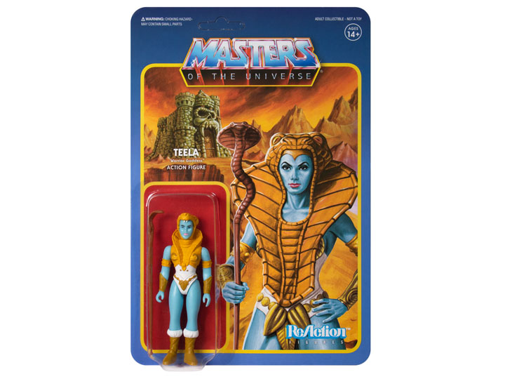 Masters of the Universe ReAction Teela (Shiva Color) Figure Gallery Image 1