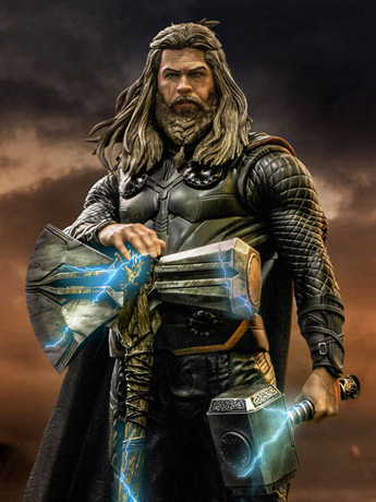 Avengers: Endgame Legacy Replica Thor 1/4 Scale Limited Edition Statue Gallery Image 2