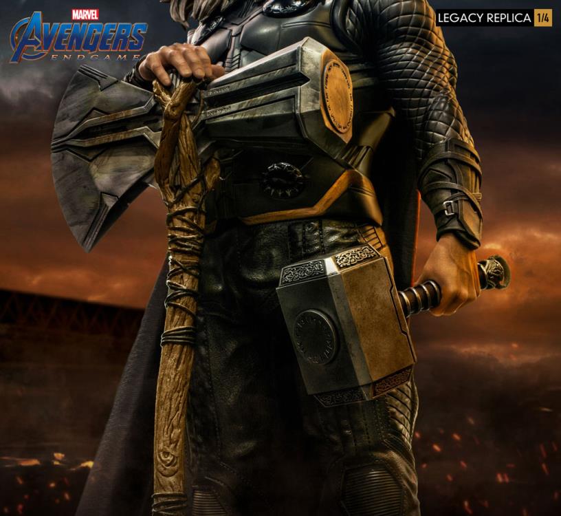 Avengers: Endgame Legacy Replica Thor 1/4 Scale Limited Edition Statue Gallery Image 12