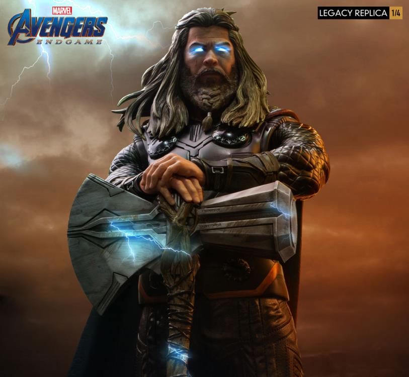 Avengers: Endgame Legacy Replica Thor 1/4 Scale Limited Edition Statue Gallery Image 10