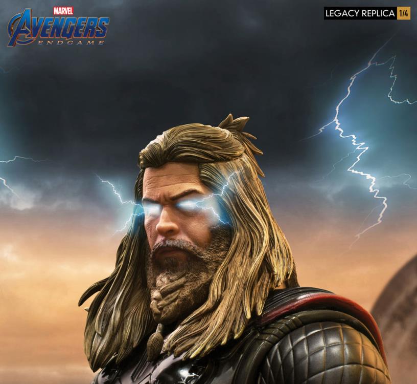 Avengers: Endgame Legacy Replica Thor 1/4 Scale Limited Edition Statue Gallery Image 11
