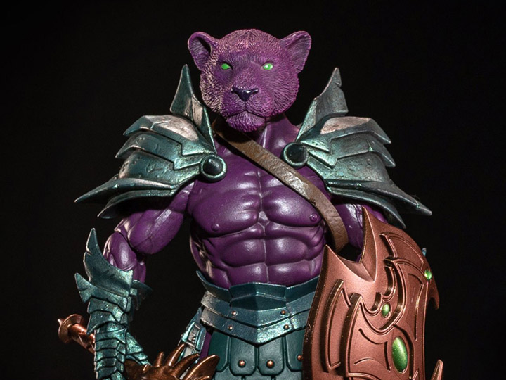 Mythic Legions: Wasteland Purrrplor (Legion of Arethyr) Action Figure Gallery Image 1