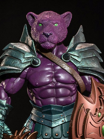 Mythic Legions: Wasteland Purrrplor (Legion of Arethyr) Action Figure Gallery Image 2