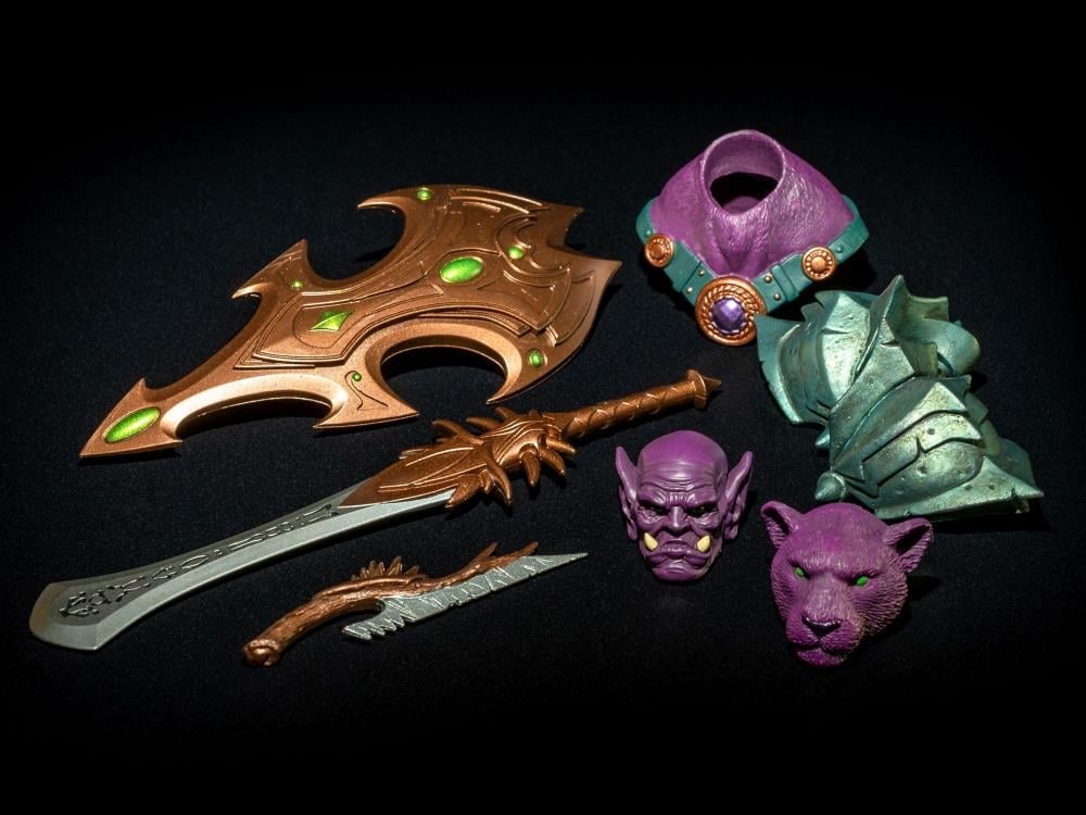 Mythic Legions: Wasteland Purrrplor (Legion of Arethyr) Action Figure Gallery Image 7