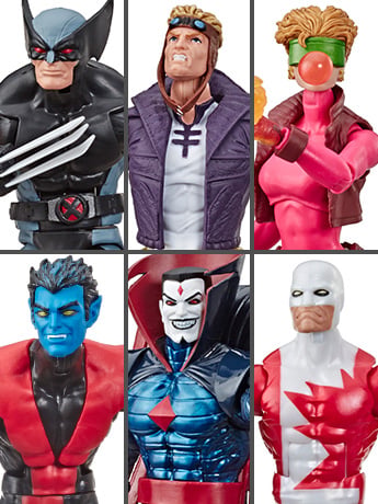 X-Force Marvel Legends Wave 1 Set of 6 Figures (Wendigo BAF) Gallery Image 2