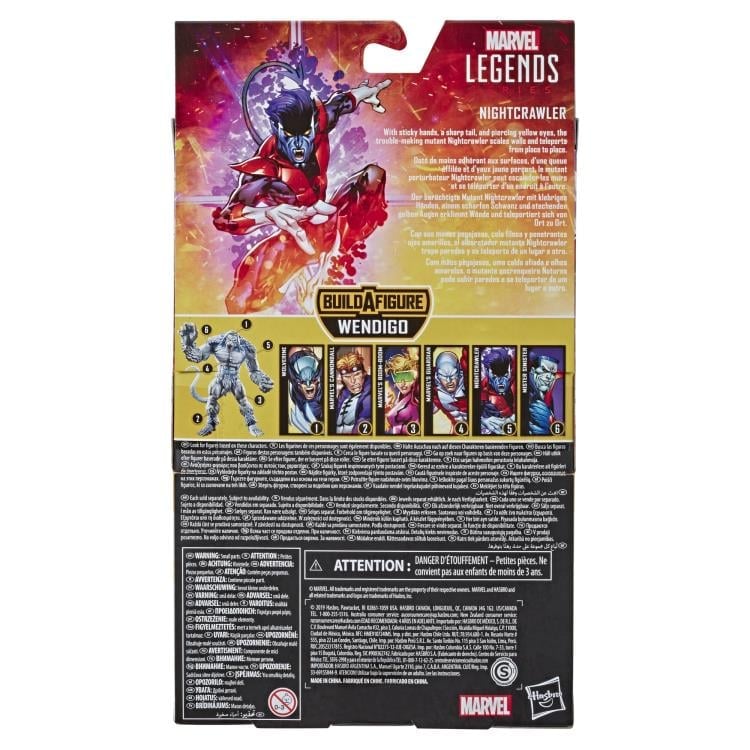 X-Men Marvel Legends Nightcrawler (Wendigo BAF) Gallery Image 13