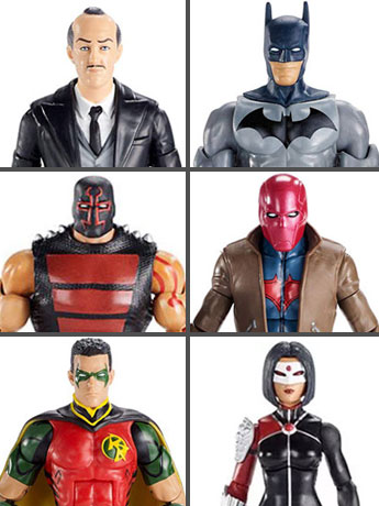 Batman's 80th Multiverse Set of 6 Figures (Collect & Connect Killer Croc) Gallery Image 2