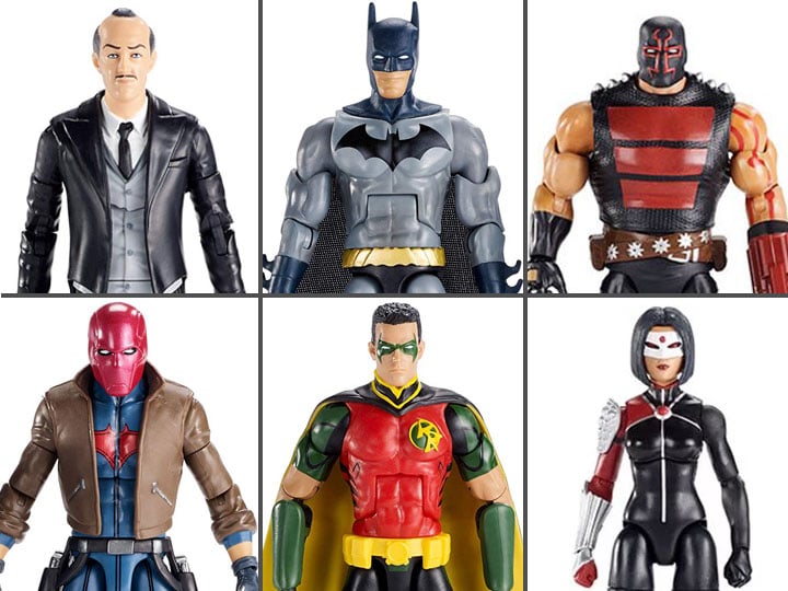 Batman's 80th Multiverse Set of 6 Figures (Collect & Connect Killer Croc) Gallery Image 1
