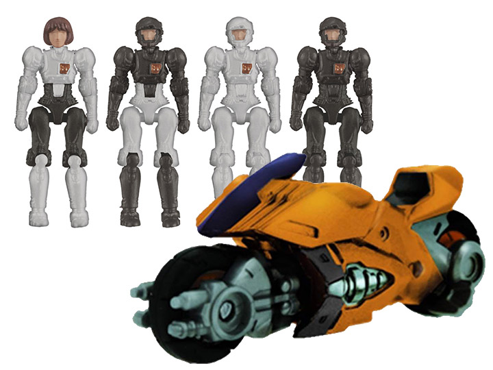 Diaclone Reboot DA-41 Female Member Set With Viper Gallery Image 1