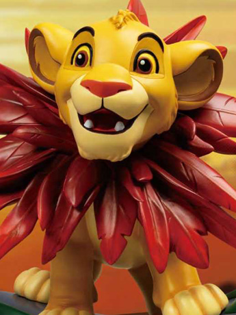 The Lion King Master Craft MC-012 Little Simba Limited Edition Statue Gallery Image 2