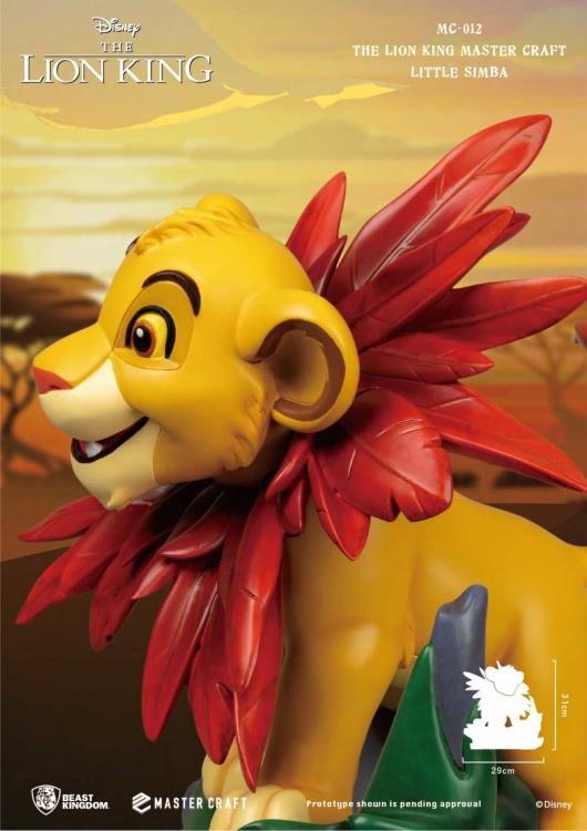 The Lion King Master Craft MC-012 Little Simba Limited Edition Statue Gallery Image 11