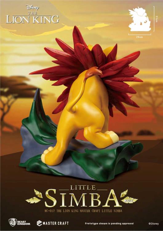 The Lion King Master Craft MC-012 Little Simba Limited Edition Statue Gallery Image 6