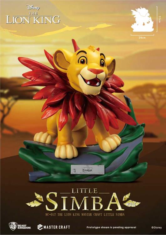 The Lion King Master Craft MC-012 Little Simba Limited Edition Statue Gallery Image 5