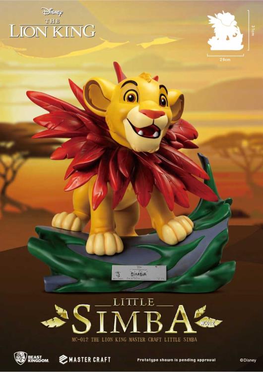 The Lion King Master Craft MC-012 Little Simba Limited Edition Statue Gallery Image 9