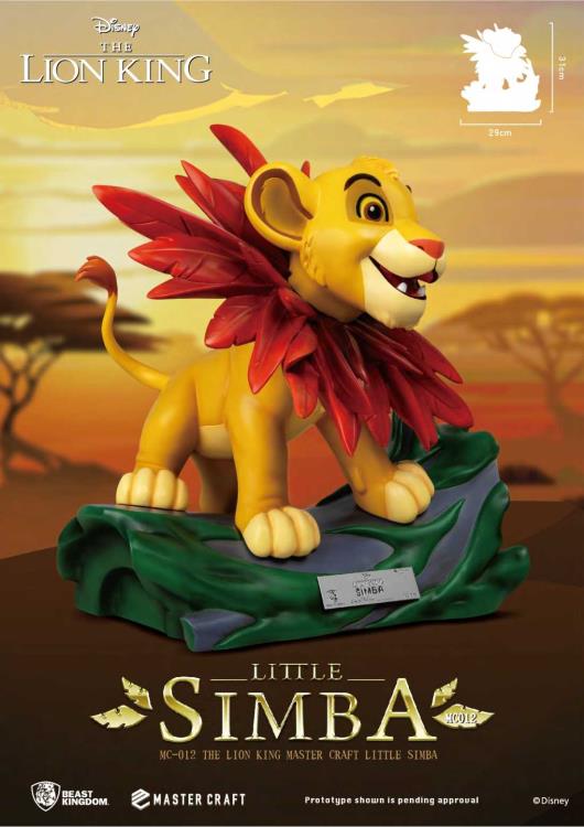 The Lion King Master Craft MC-012 Little Simba Limited Edition Statue Gallery Image 8