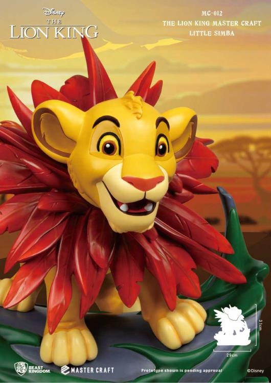 The Lion King Master Craft MC-012 Little Simba Limited Edition Statue Gallery Image 13
