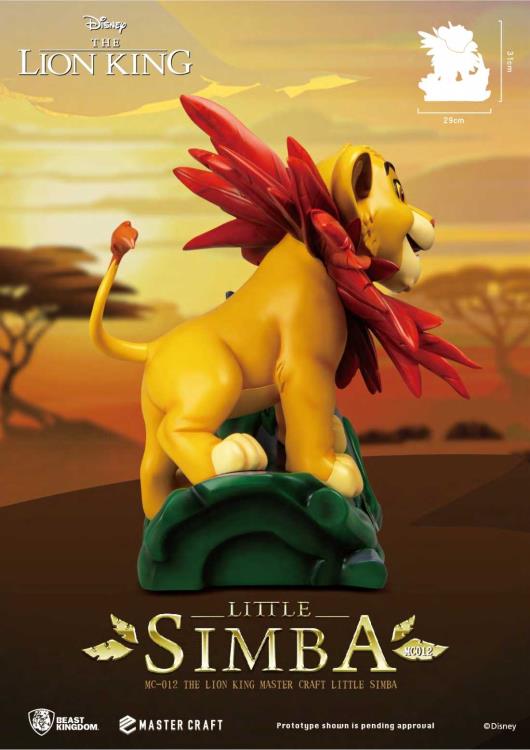 The Lion King Master Craft MC-012 Little Simba Limited Edition Statue Gallery Image 7