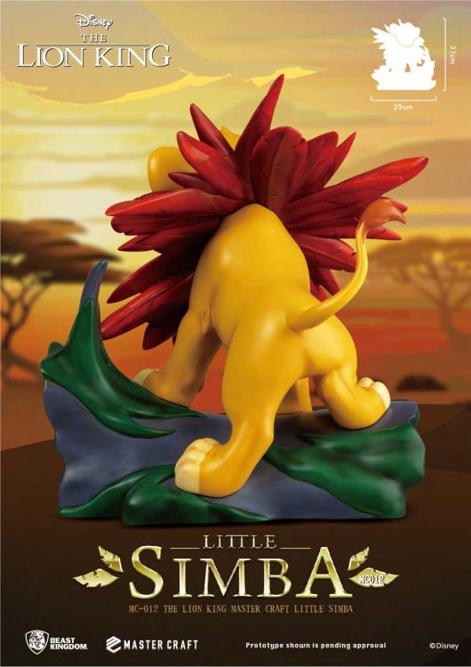The Lion King Master Craft MC-012 Little Simba Limited Edition Statue Gallery Image 10