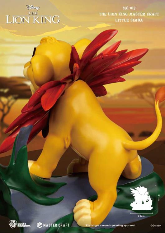 The Lion King Master Craft MC-012 Little Simba Limited Edition Statue Gallery Image 12