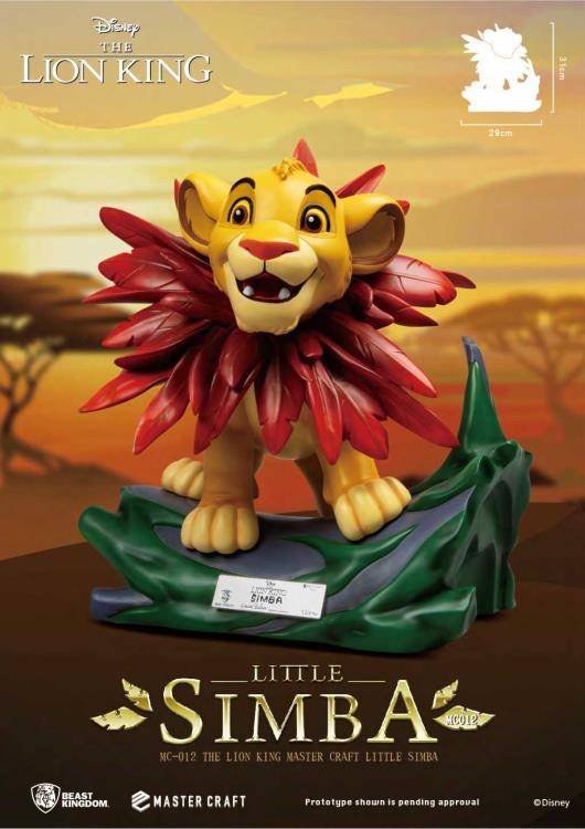 The Lion King Master Craft MC-012 Little Simba Limited Edition Statue Gallery Image 3