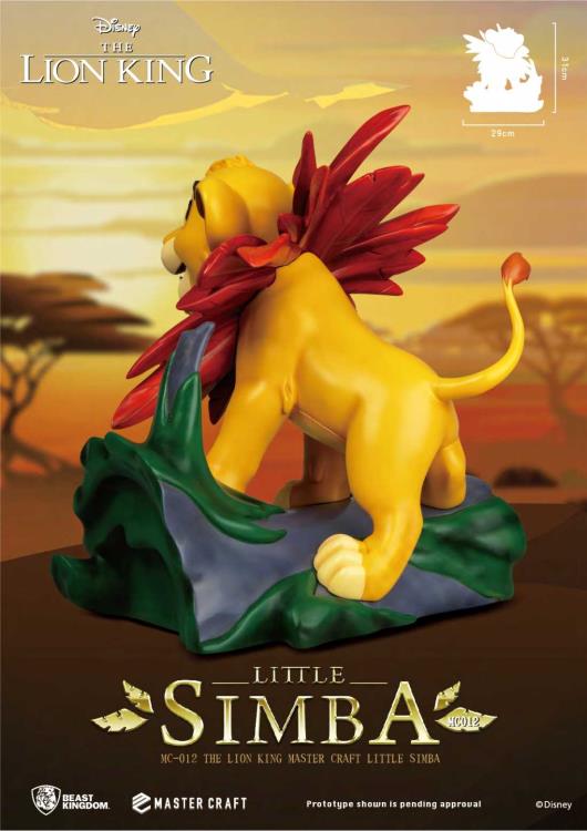 The Lion King Master Craft MC-012 Little Simba Limited Edition Statue Gallery Image 4