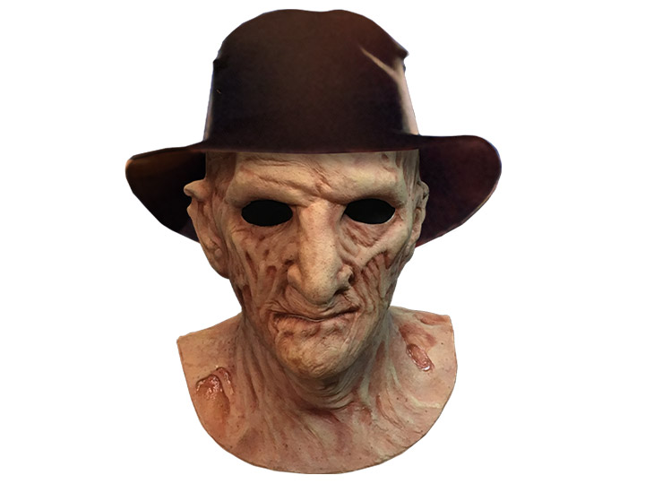 A Nightmare on Elm Street 2 Deluxe Freddy Krueger Mask With Fedora Gallery Image 1